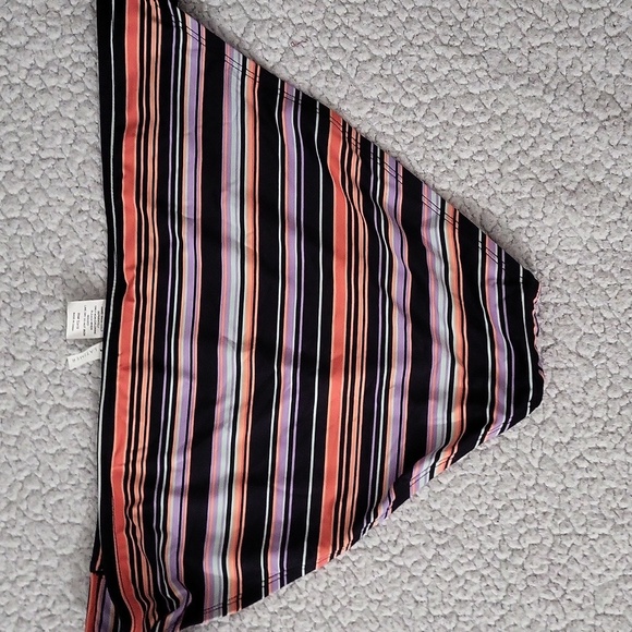 Gibson Latimer Striped Bikini Bottom - Black, Purple, Pink, Orange - Picture 2 of 2